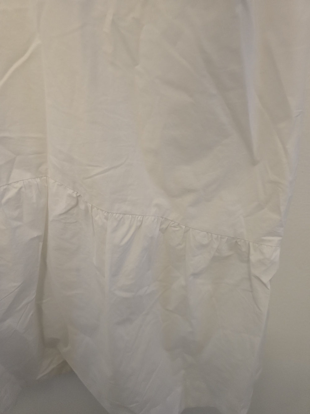 a new day White V-Neck Tiered Cotton Dress - Picture 5 of 6